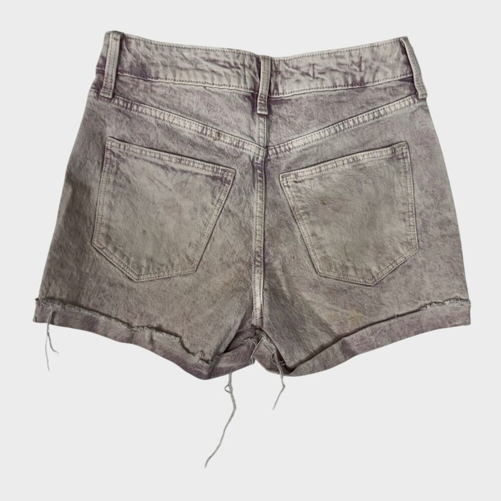 Universal Thread Vintage Midi 0 24 Denim Shorts Frayed Hem - Picture 10 of 11